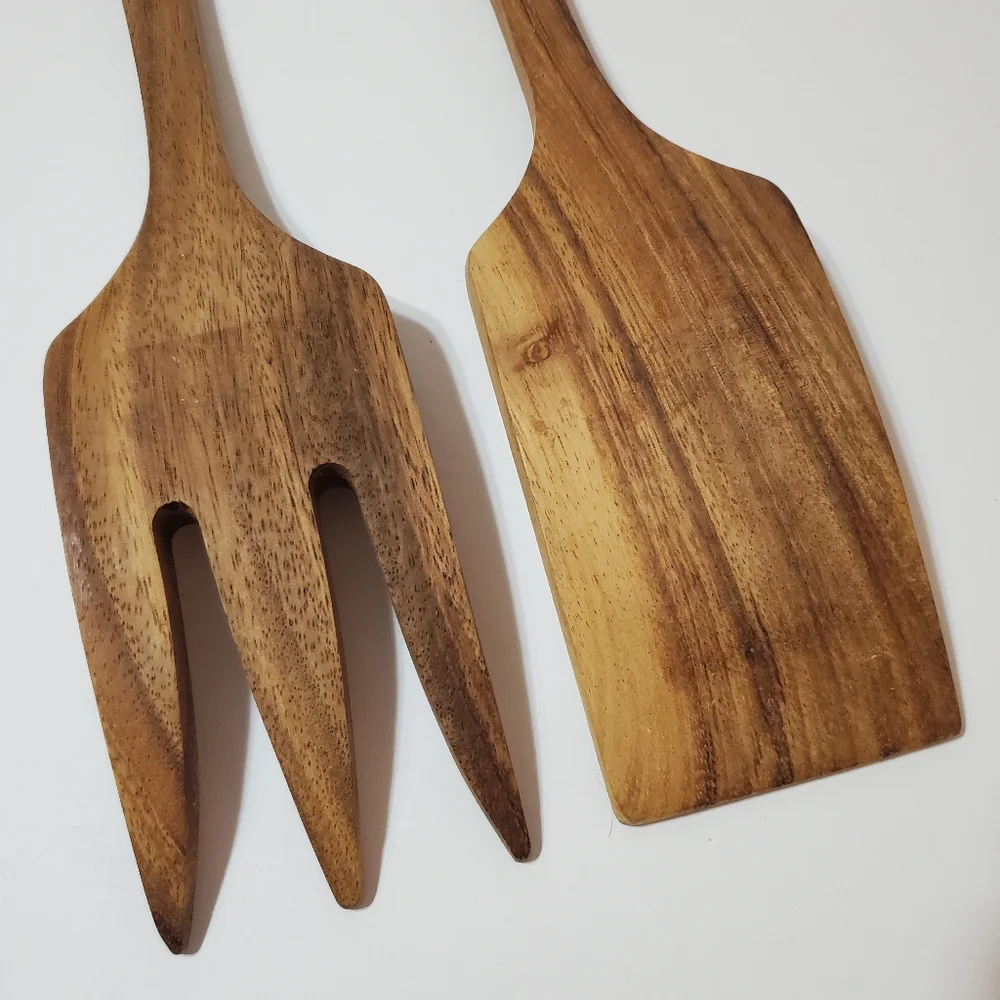 Gourmet Large Wood Serving Utensils